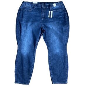 Judy blue Henderson high rise tummy control top skinny jeans 24W new